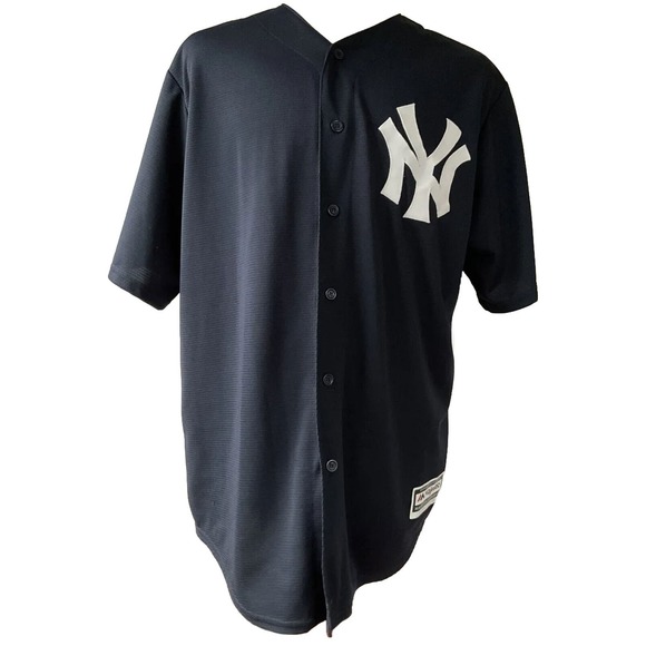 AUTHENTIC Majestic New York YANKEES Cool Base Batting Practice Jersey- Size XL - Picture 1 of 7